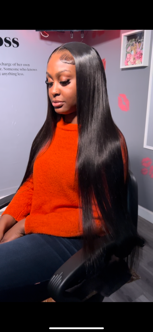 13x4 Straight Lace Frontal Wig